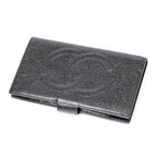 Wallet CC Timeless French Purse Wallet Black Caviar Leather