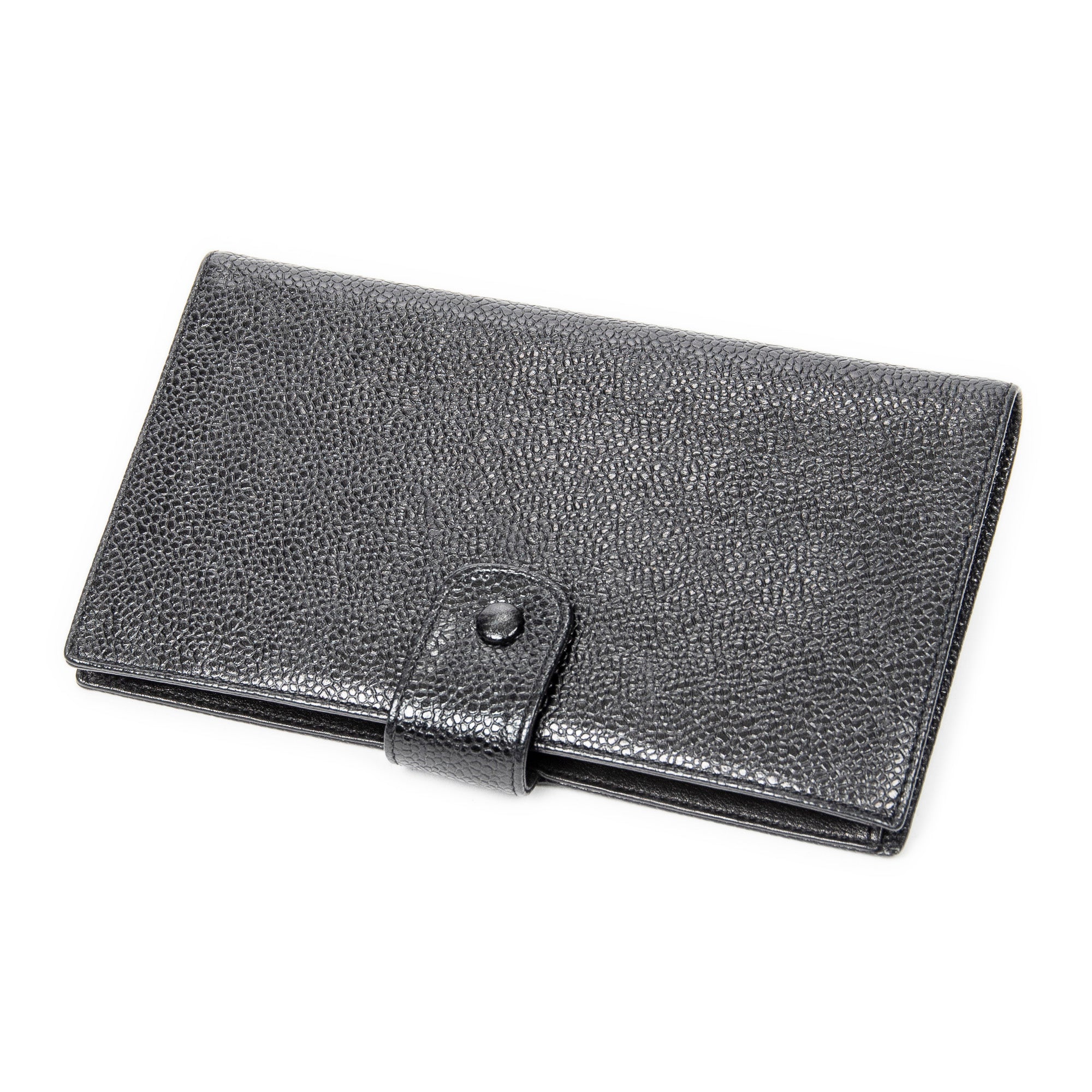 Wallet CC Timeless French Purse Wallet Black Caviar Leather