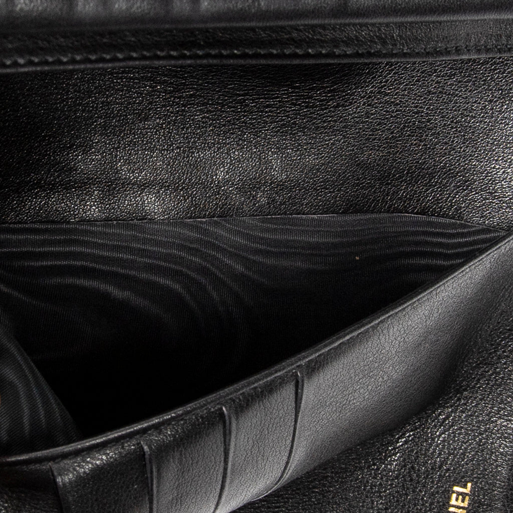 Wallet CC Timeless French Purse Wallet Black Caviar Leather