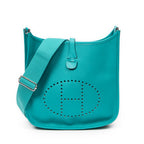 Shoulder Bag Evelyne III PM Vert Jade Epsom Leather