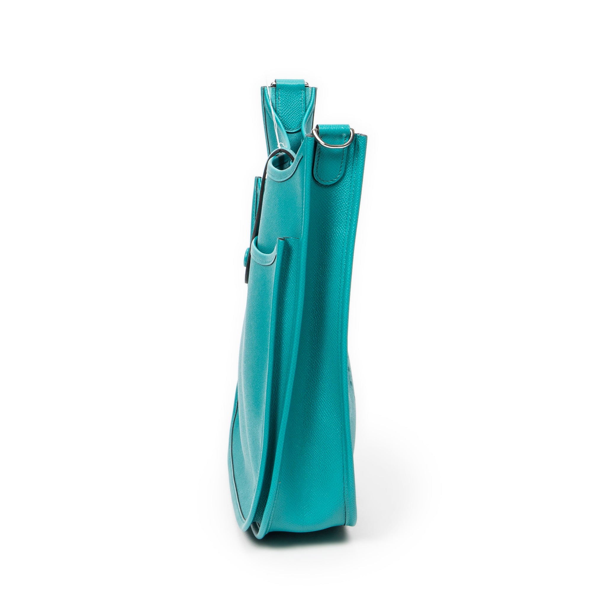 Shoulder Bag Evelyne III PM Vert Jade Epsom Leather