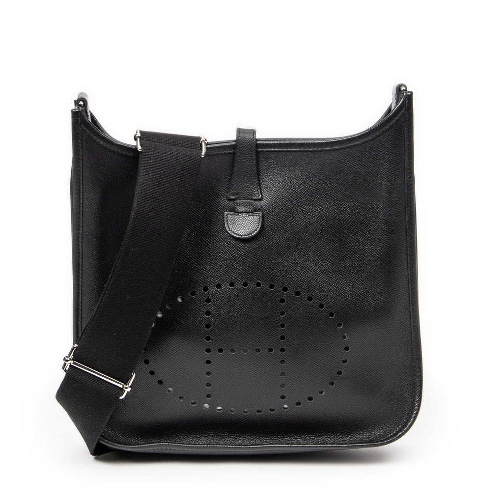 Shoulder Bag Evelyne III PM Black Epsom Leather