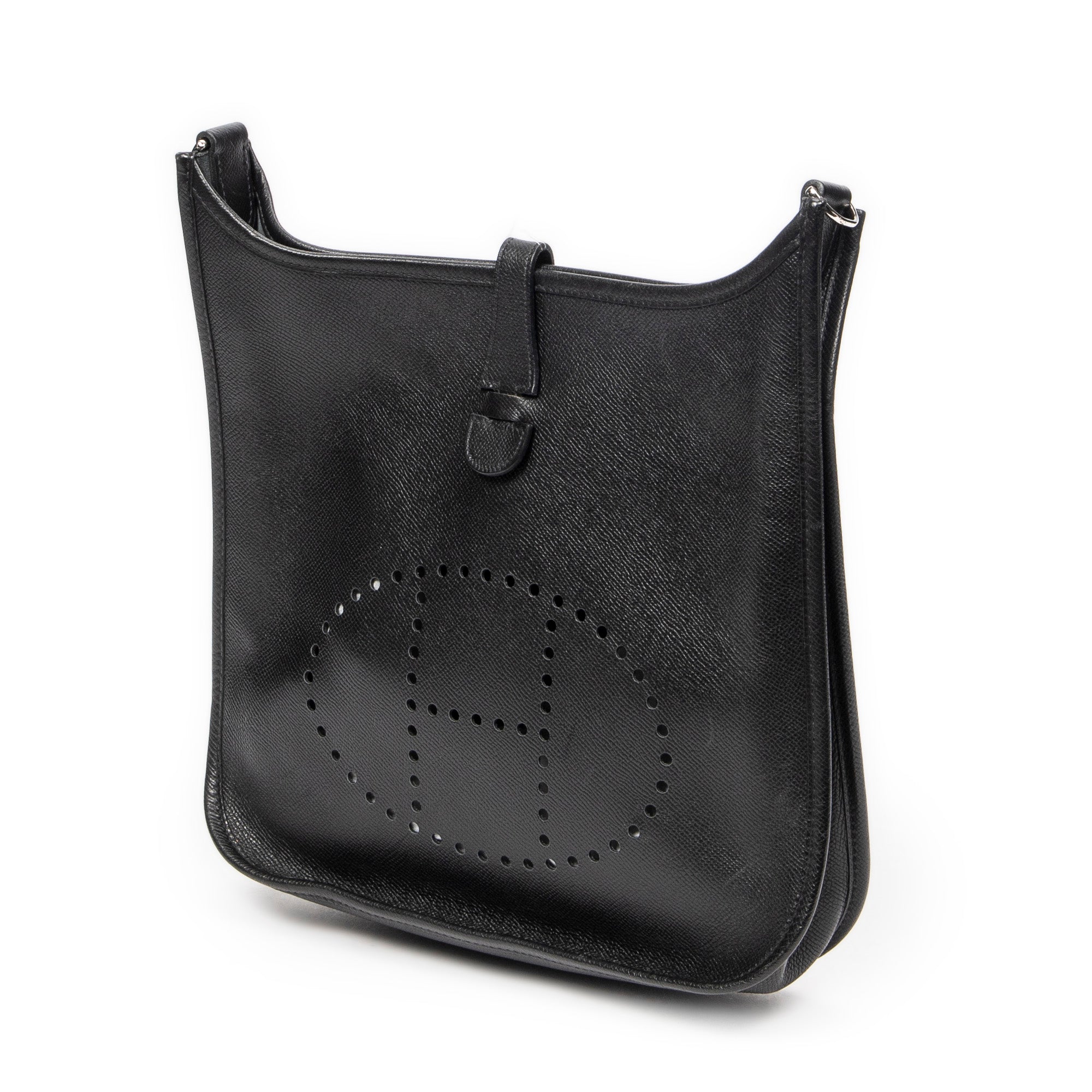 Shoulder Bag Evelyne III PM Black Epsom Leather