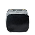 Bolso de mano CC Tall Vanity Case Piel de caviar negra