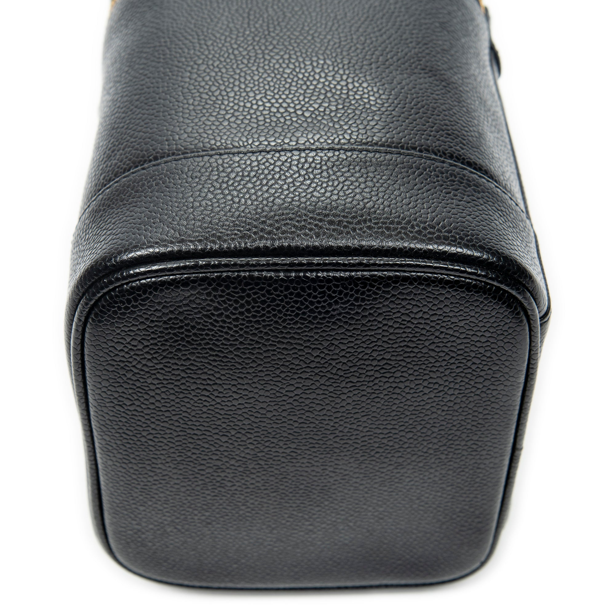 Handbag CC Tall Vanity Case Black Caviar Leather