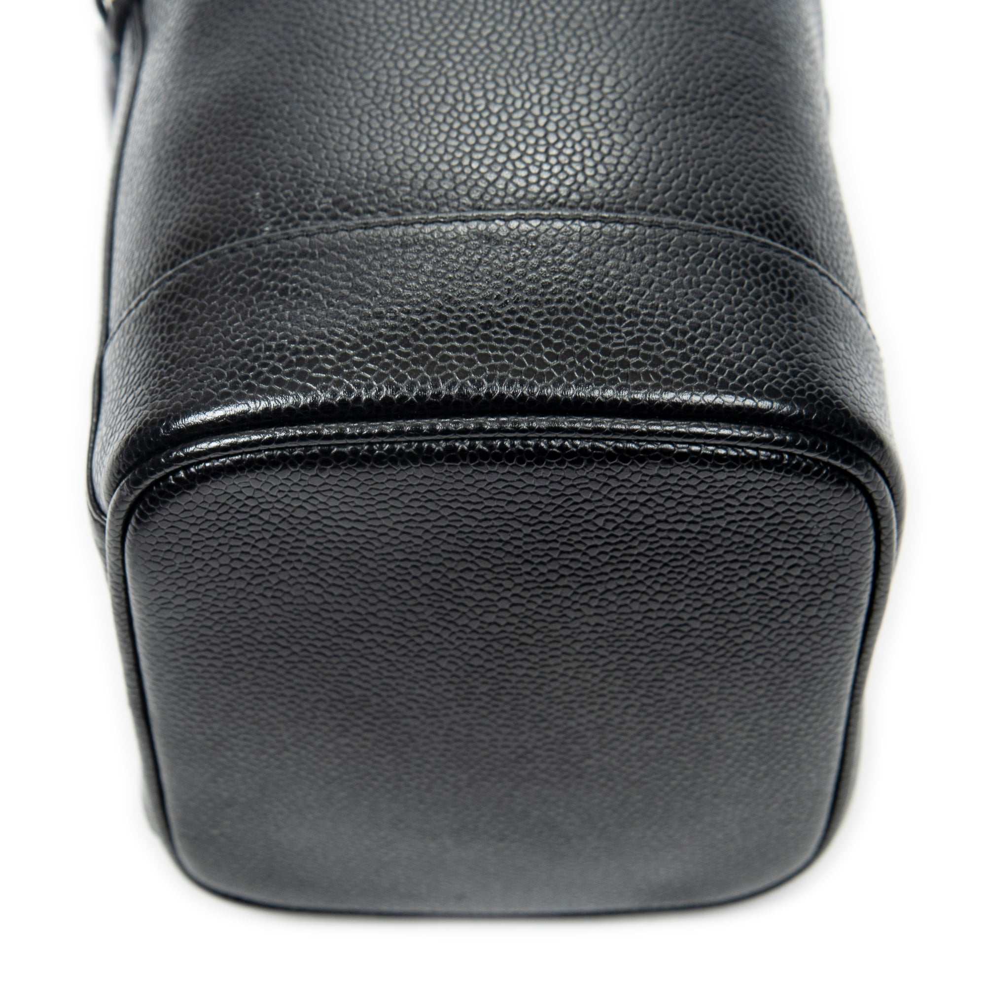 Handbag CC Tall Vanity Case Black Caviar Leather
