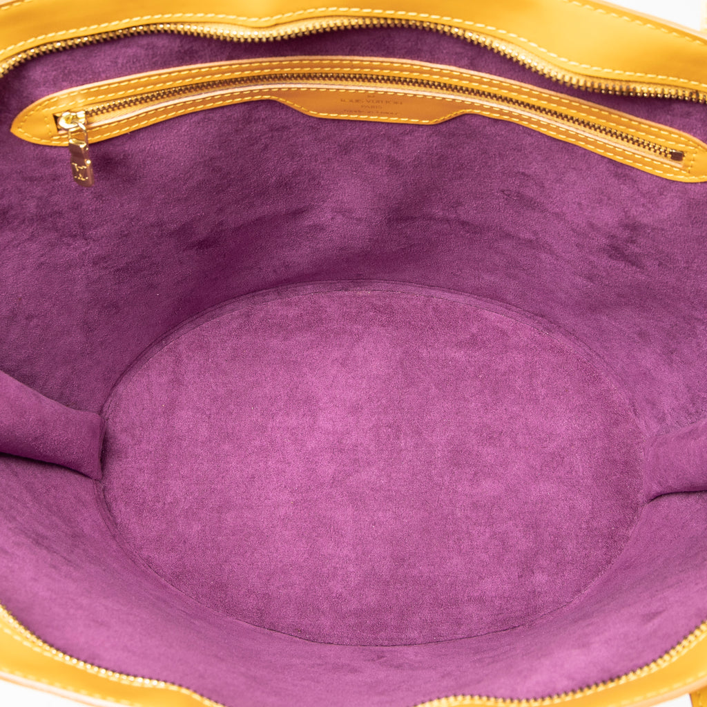 Shoulder Bag St-Jacques Shopping GM Yellow Epi