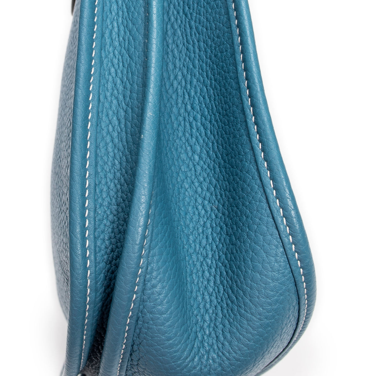 Shoulder Bag Evelyne III GM Blue Jean Clemence Leather