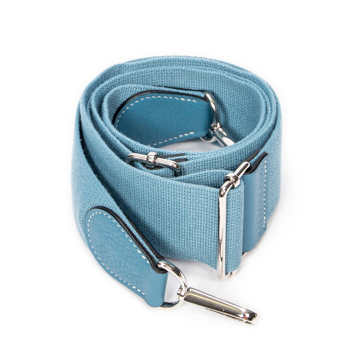Shoulder Bag Evelyne III GM Blue Jean Clemence Leather