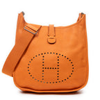 Shoulder Bag Evelyne III GM Orange Clemence Leather