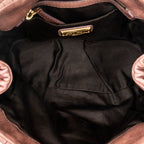 Shoulder Bag Bauletto Aperto Pink Matelasse Lux Leather