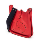 Shoulder Bag Evelyne III PM Red Clemence Leather