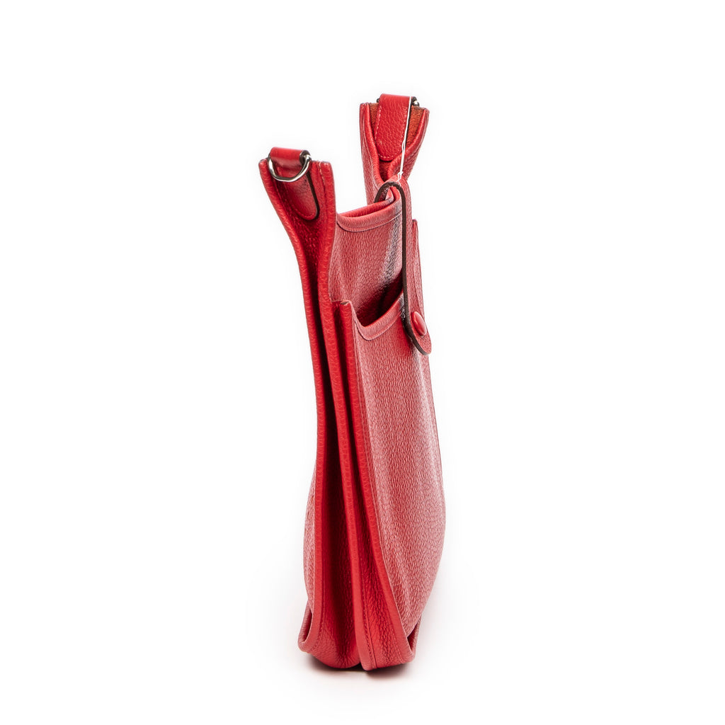 Shoulder Bag Evelyne III PM Red Clemence Leather