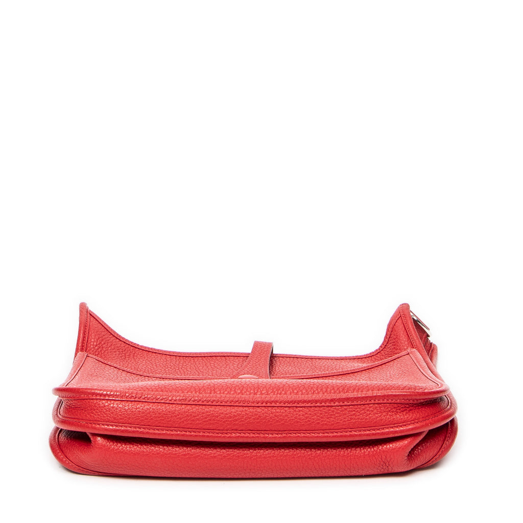 Shoulder Bag Evelyne III PM Red Clemence Leather
