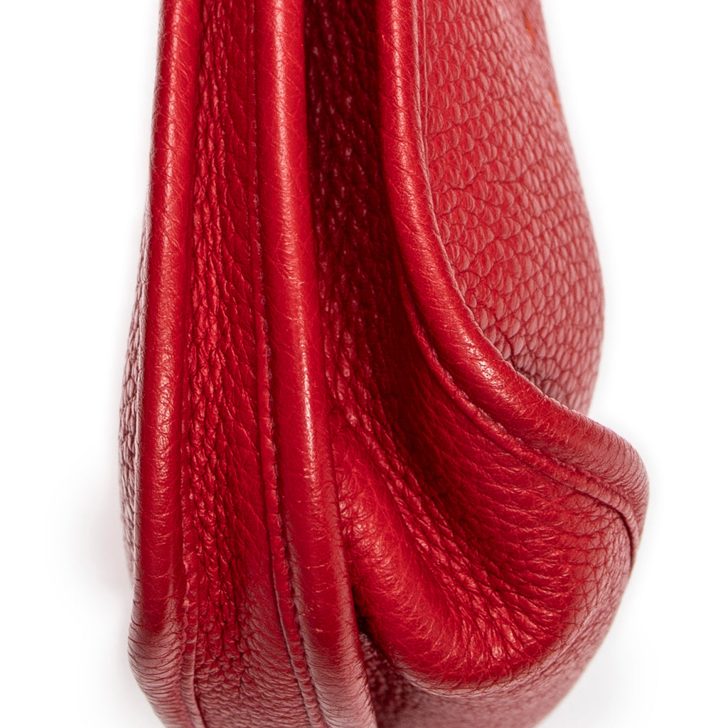 Shoulder Bag Evelyne III PM Red Clemence Leather