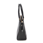 Shoulder Bag Small Top Handle Crossbody Black Saffiano Leather