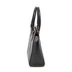 Shoulder Bag Small Top Handle Crossbody Black Saffiano Leather