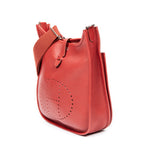 Shoulder Bag Evelyne III PM Rouge Clemence Leather