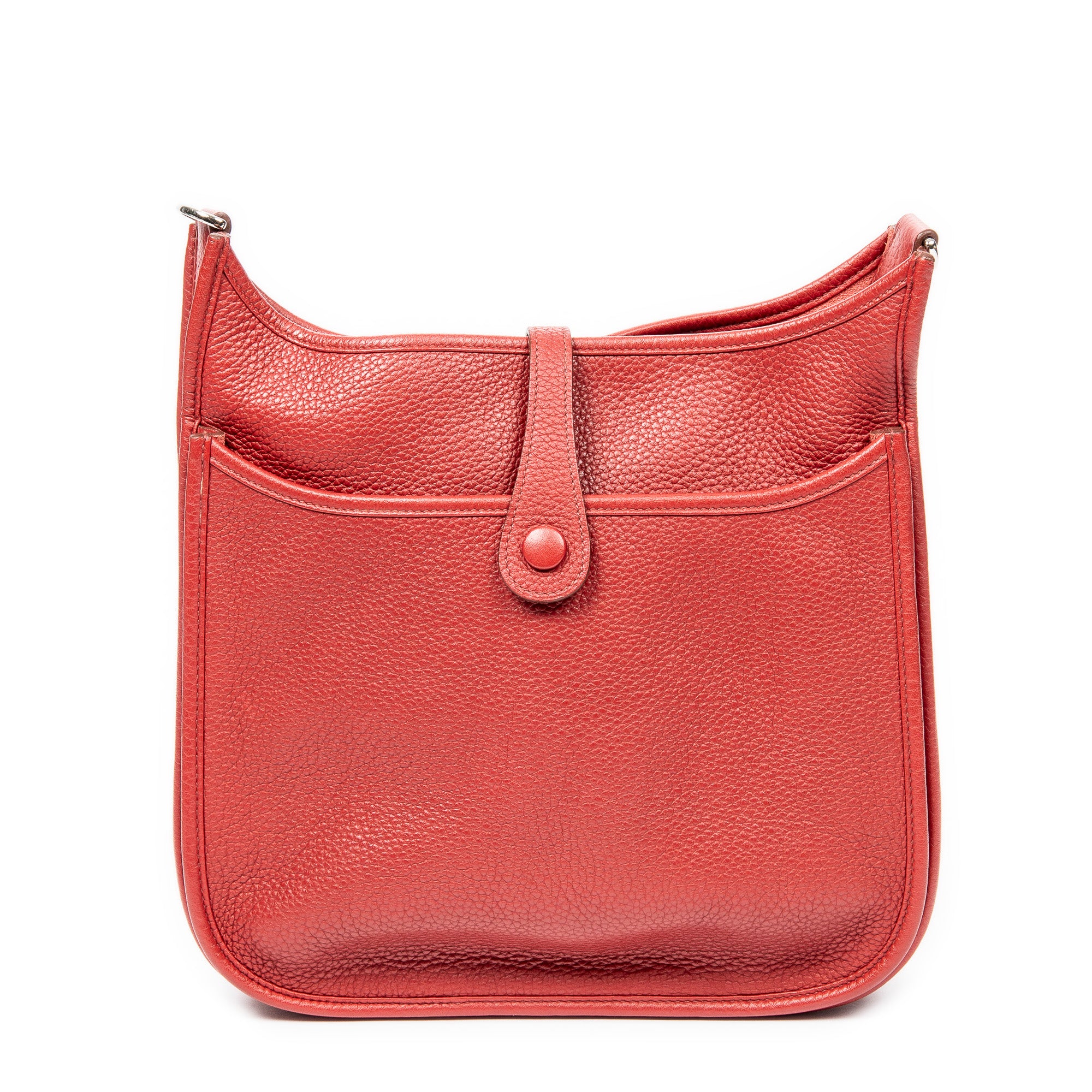Shoulder Bag Evelyne III PM Rouge Clemence Leather
