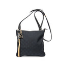 Shoulder Bag Web Jolicoeur Crossbody Black Monogrammed Canvas