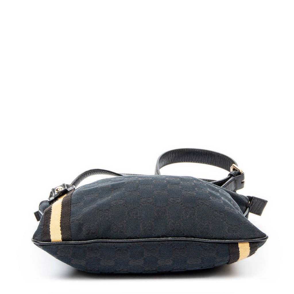 Shoulder Bag Web Jolicoeur Crossbody Black Monogrammed Canvas