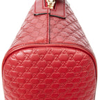 Shoulder Bag Mini Dome Tote Red Microguccissima Leather
