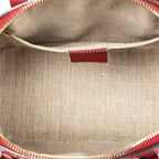 Shoulder Bag Mini Dome Tote Red Microguccissima Leather