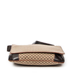 Shoulder Bag Flap Messenger Beige Macadam Canvas