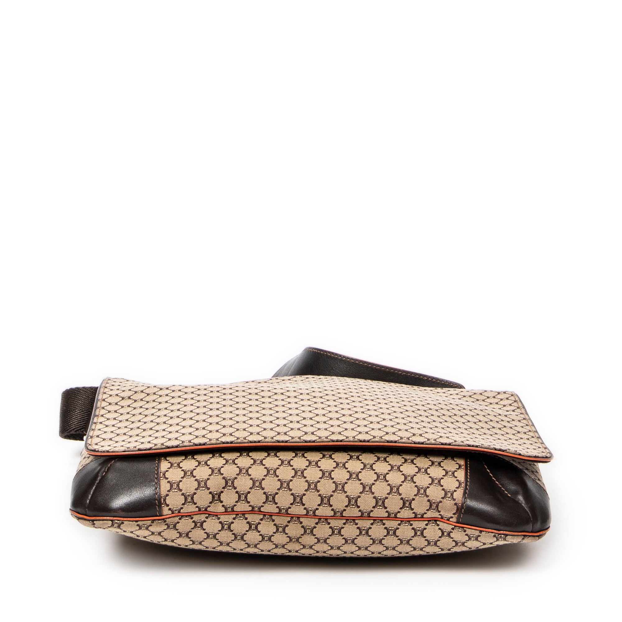Shoulder Bag Flap Messenger Beige Macadam Canvas