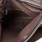 Shoulder Bag Flap Messenger Beige Macadam Canvas