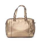 Shoulder Bag Small Anagram 2Way Boston Gold Grained Calfskin Leather