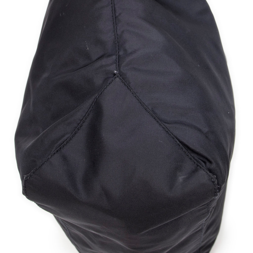 Shoulder Bag Convertible Square Zip Tote Navy Nylon Canvas