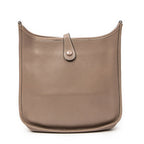 Sac bandoulière Evelyne I PM Étoupe Cuir Clémence