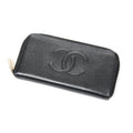 Wallet Timeless Zip Around Wallet Black Caviar Leather