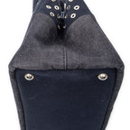 Shoulder Bag Small Grommet Canapa Tote Navy Canapa Canvas