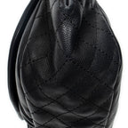 Shoulder Bag Timeless Accordion Flap Black Caviar Leather