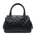 Shoulder Bag Timeless Boston Black Quilted Caviar Leather
