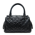 Shoulder Bag Timeless Boston Black Quilted Caviar Leather