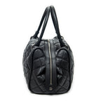 Shoulder Bag Timeless Boston Black Quilted Caviar Leather