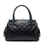Shoulder Bag Timeless Boston Black Quilted Caviar Leather