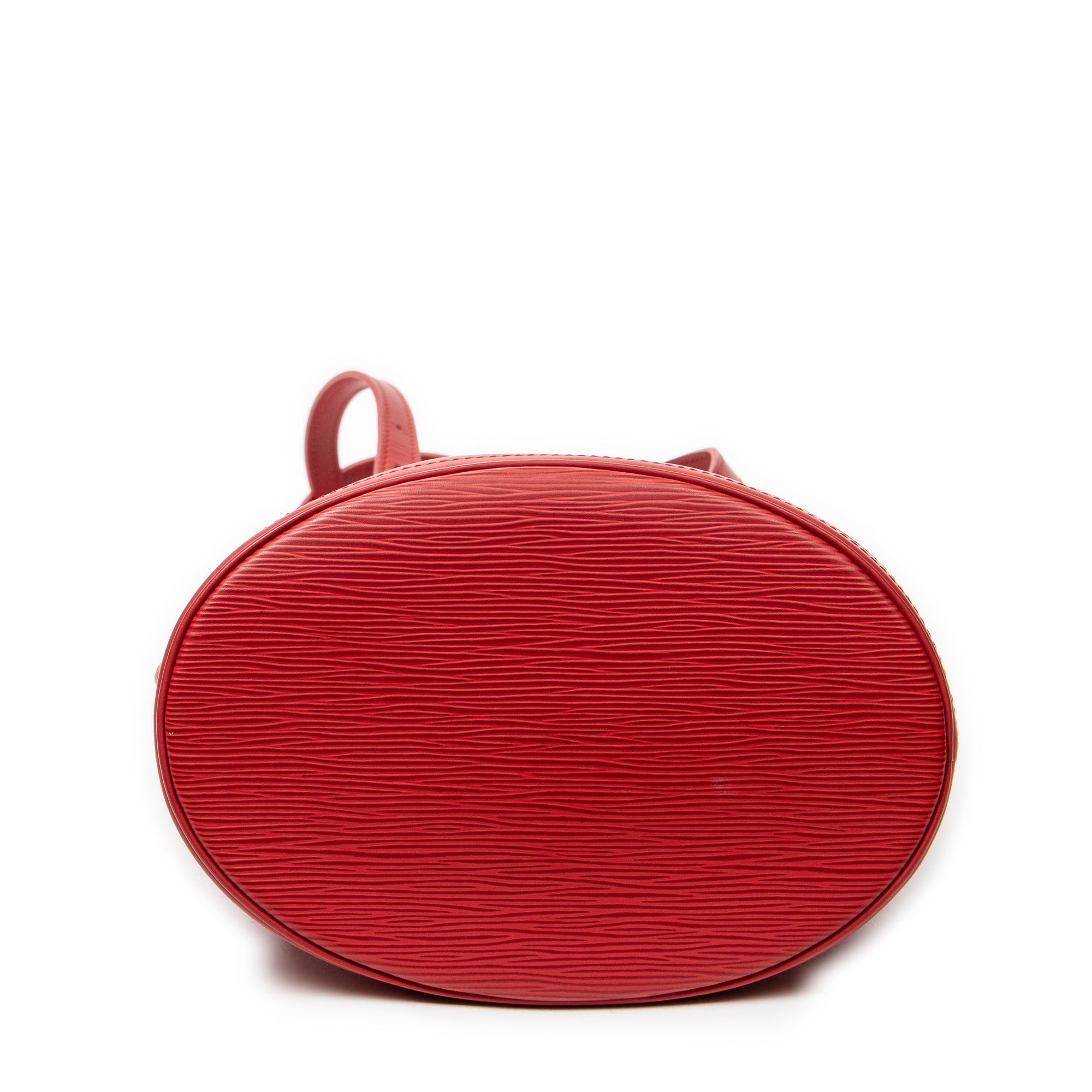 Shoulder Bag Bucket PM Red Epi