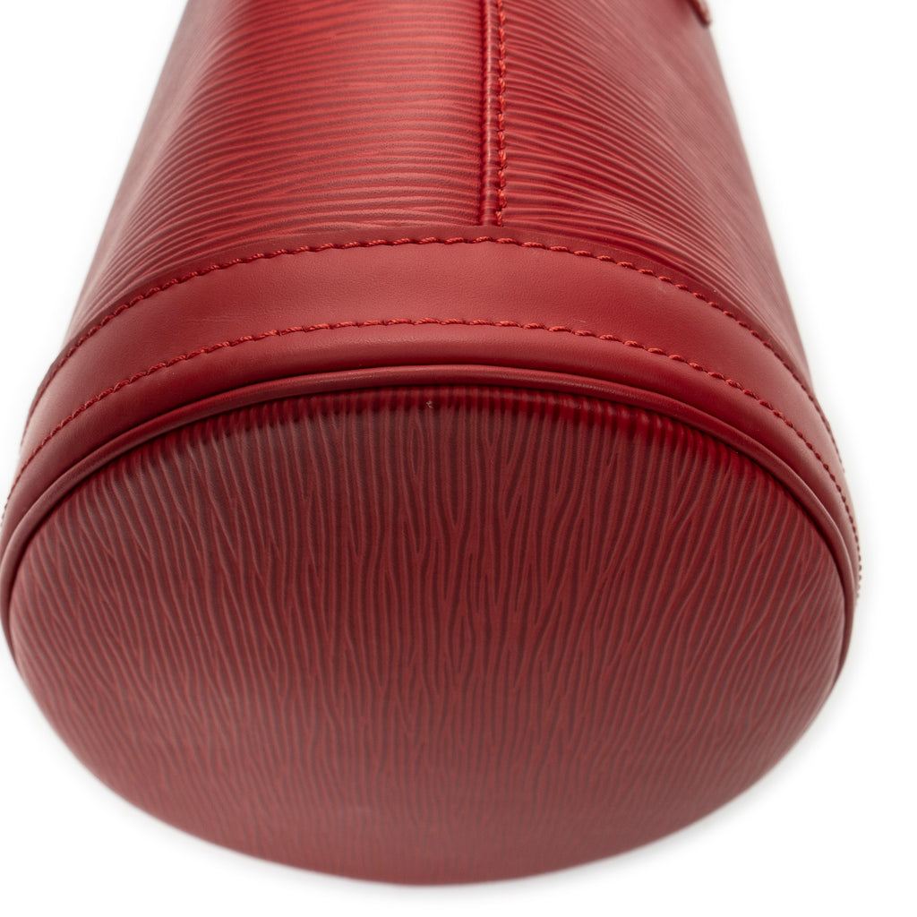 Shoulder Bag Bucket PM Red Epi