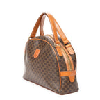 Handbag Dome Bowler Bag Brown Macadam Coated Canvas