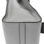 Shoulder Bag City Top Handle Bag Grey Calfskin Leather