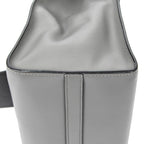 Shoulder Bag City Top Handle Bag Grey Calfskin Leather