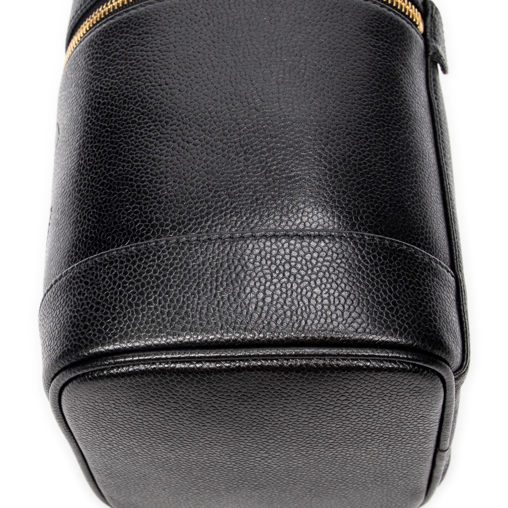 Handbag CC Tall Vanity Case Black Caviar Leather