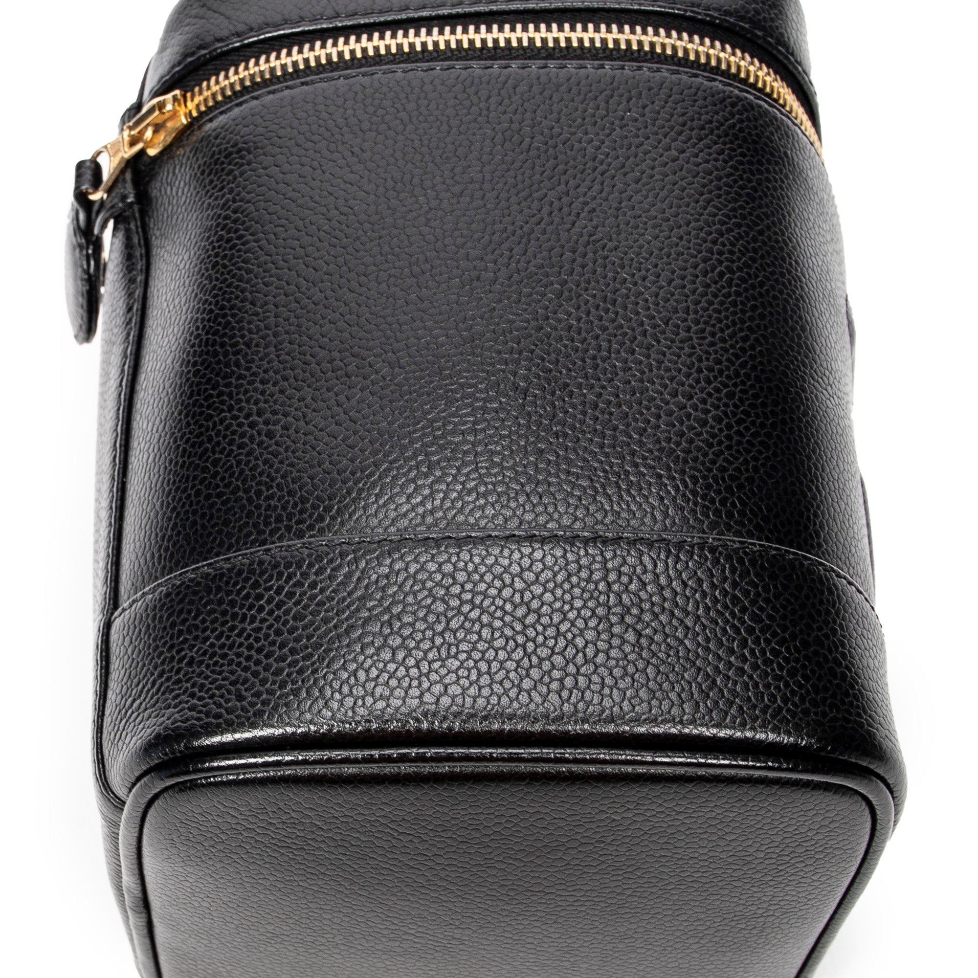 Handbag CC Tall Vanity Case Black Caviar Leather