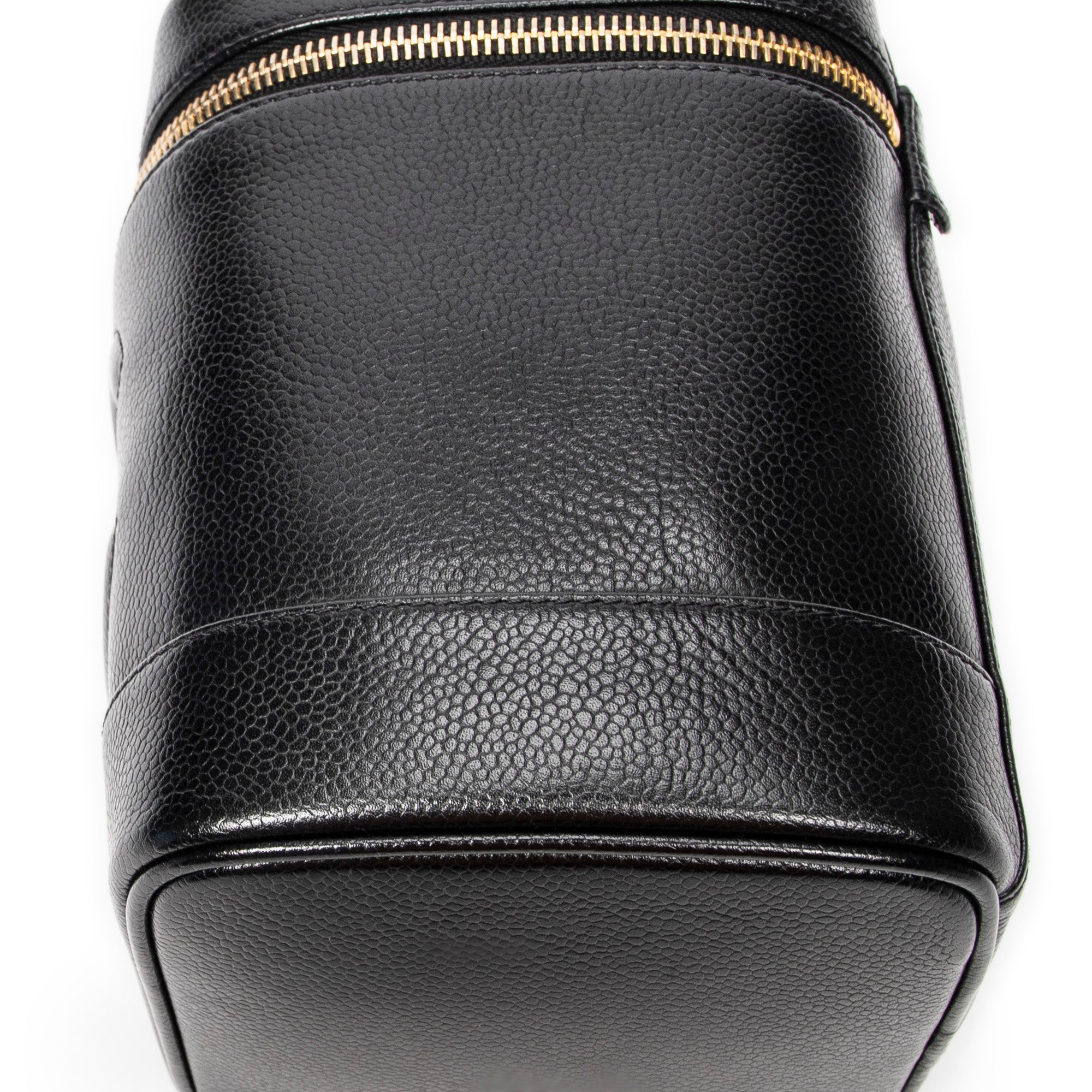 Handbag CC Tall Vanity Case Black Caviar Leather