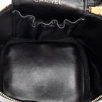 Handbag CC Tall Vanity Case Black Caviar Leather