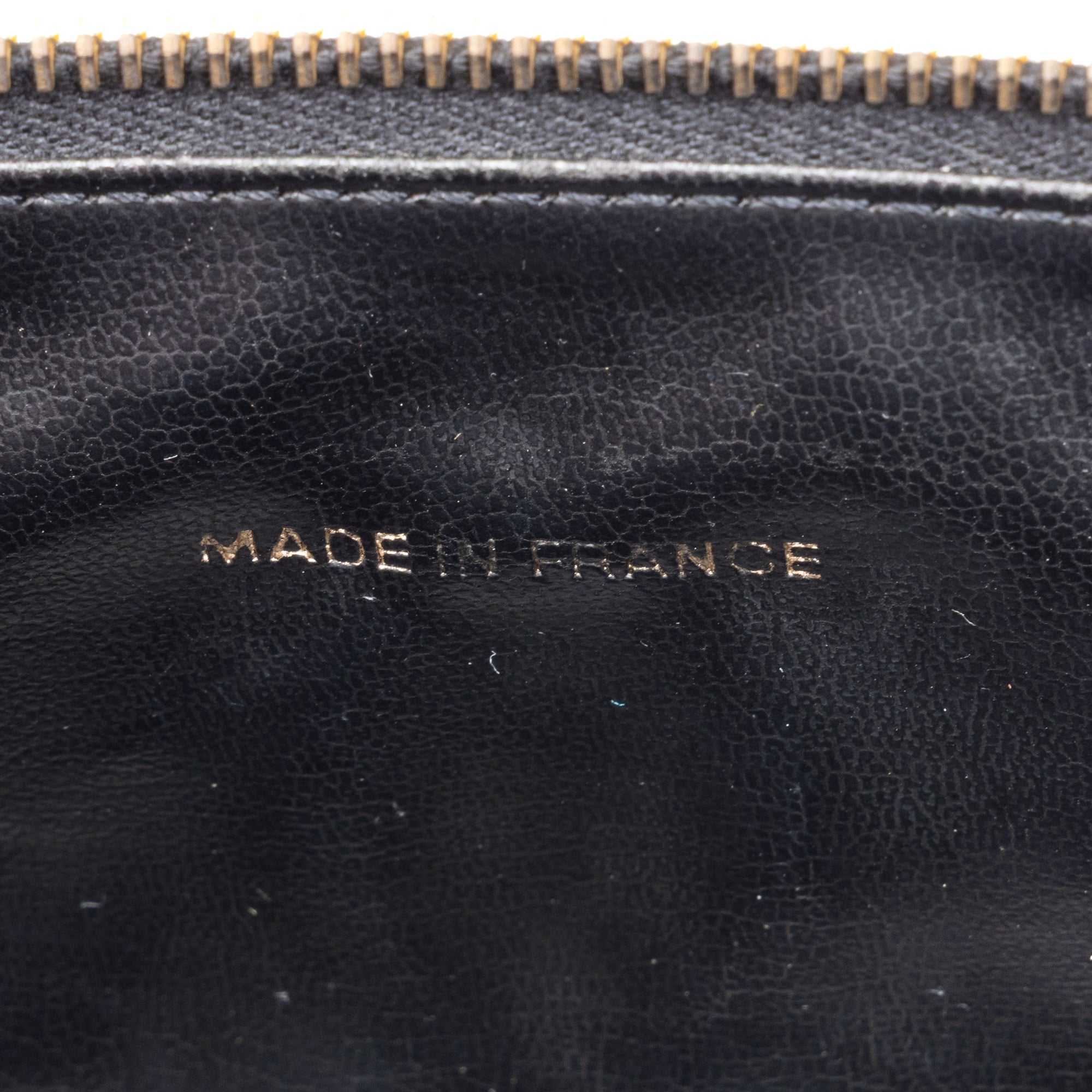 Handbag CC Tall Vanity Case Black Caviar Leather